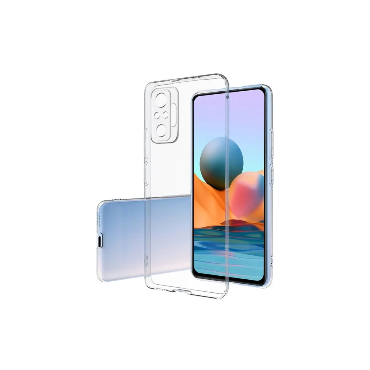 Newface Xiaomi Redmi Note 10 Pro Kılıf Lüx Şeffaf Silikon — görsel 4