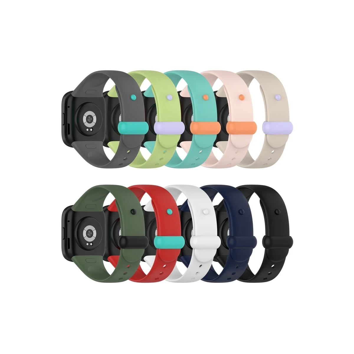 Newface Xiaomi Redmi Watch 3 Origin Silikon Kordon - Siyah — görsel 10