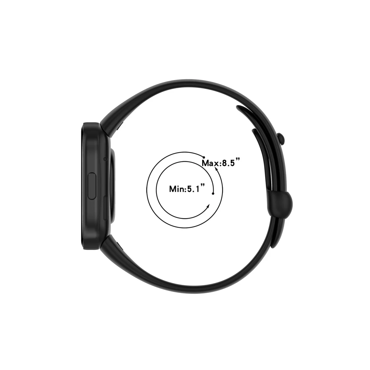 Newface Xiaomi Redmi Watch 3 Origin Silikon Kordon - Siyah — görsel 12