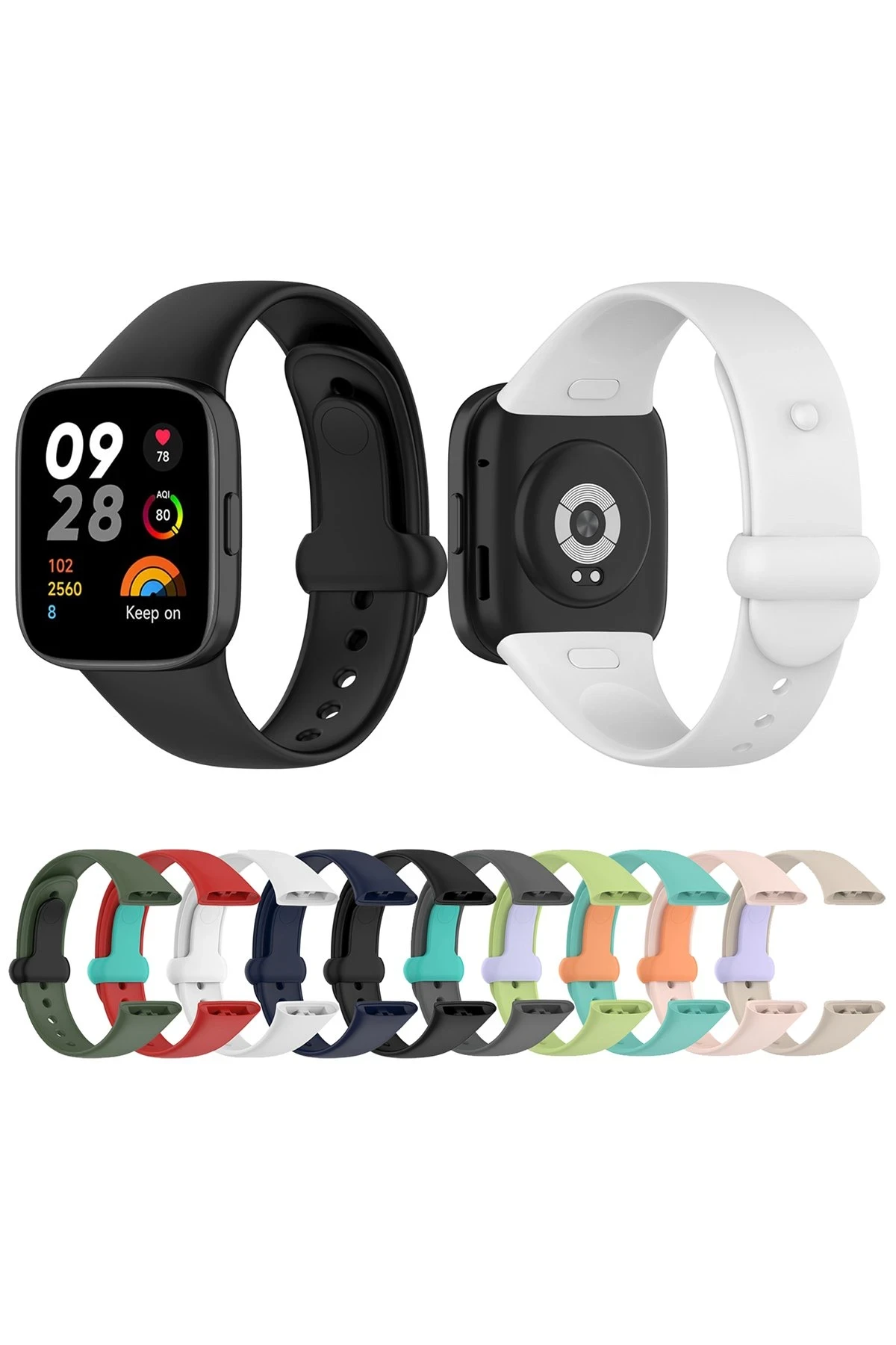 Newface Xiaomi Redmi Watch 3 Origin Silikon Kordon - Lacivert