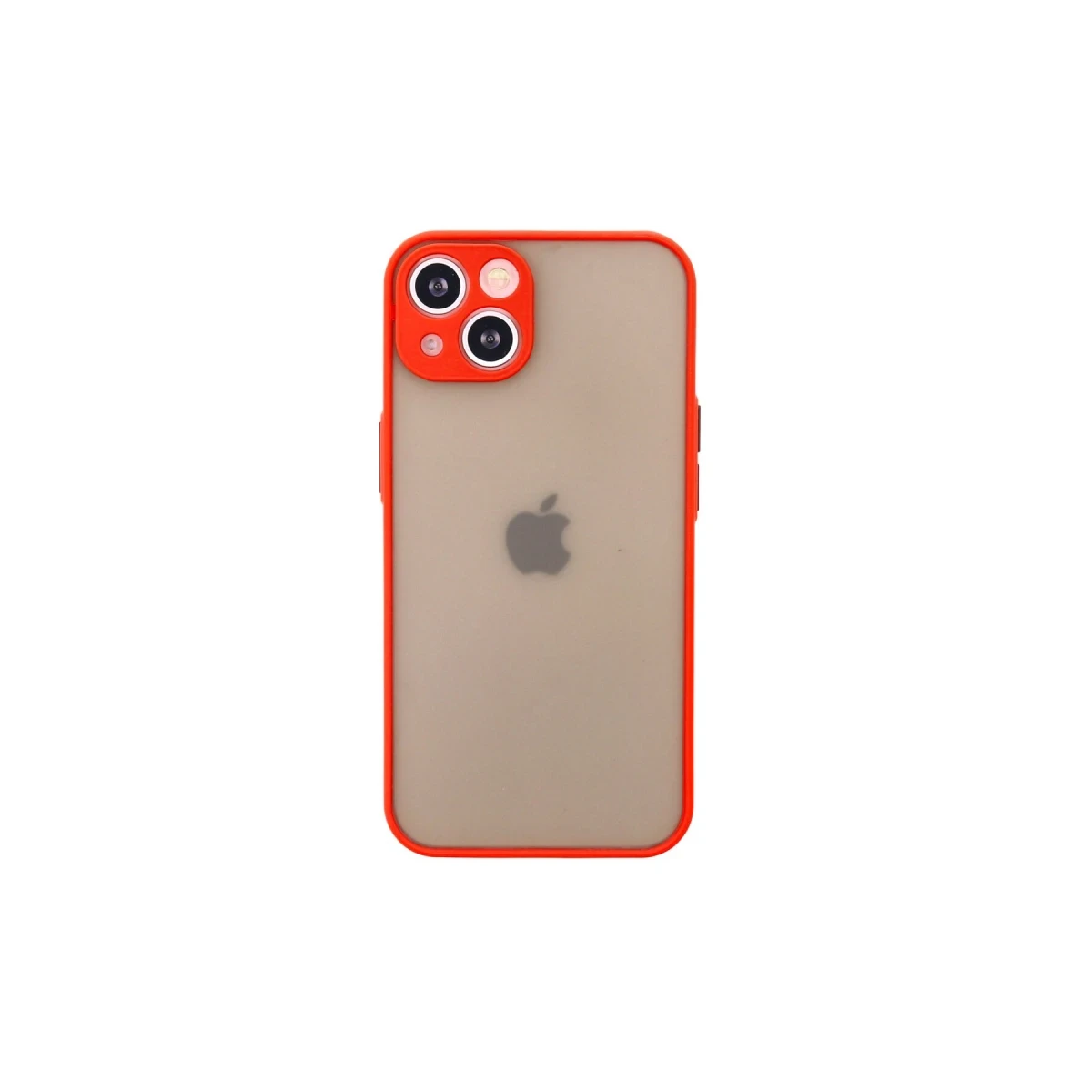 Newface Apple iPhone 14 Kılıf Montreal Silikon Kapak - Kırmızı