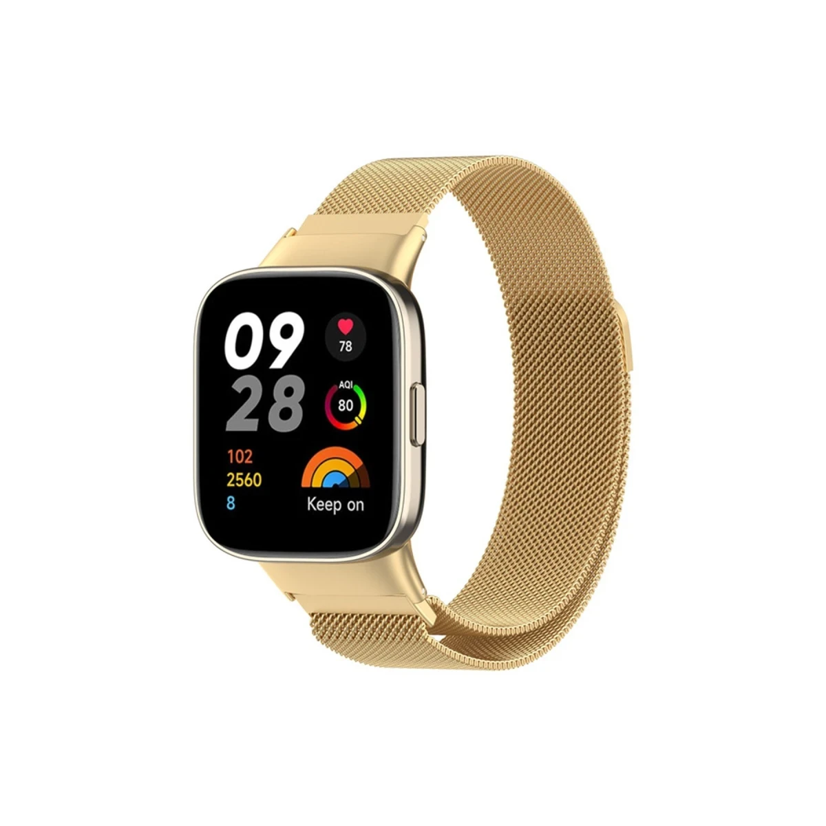 Newface Xiaomi Redmi Watch 3 Metal Mıknatıslı Kordon - Gold — görsel 2