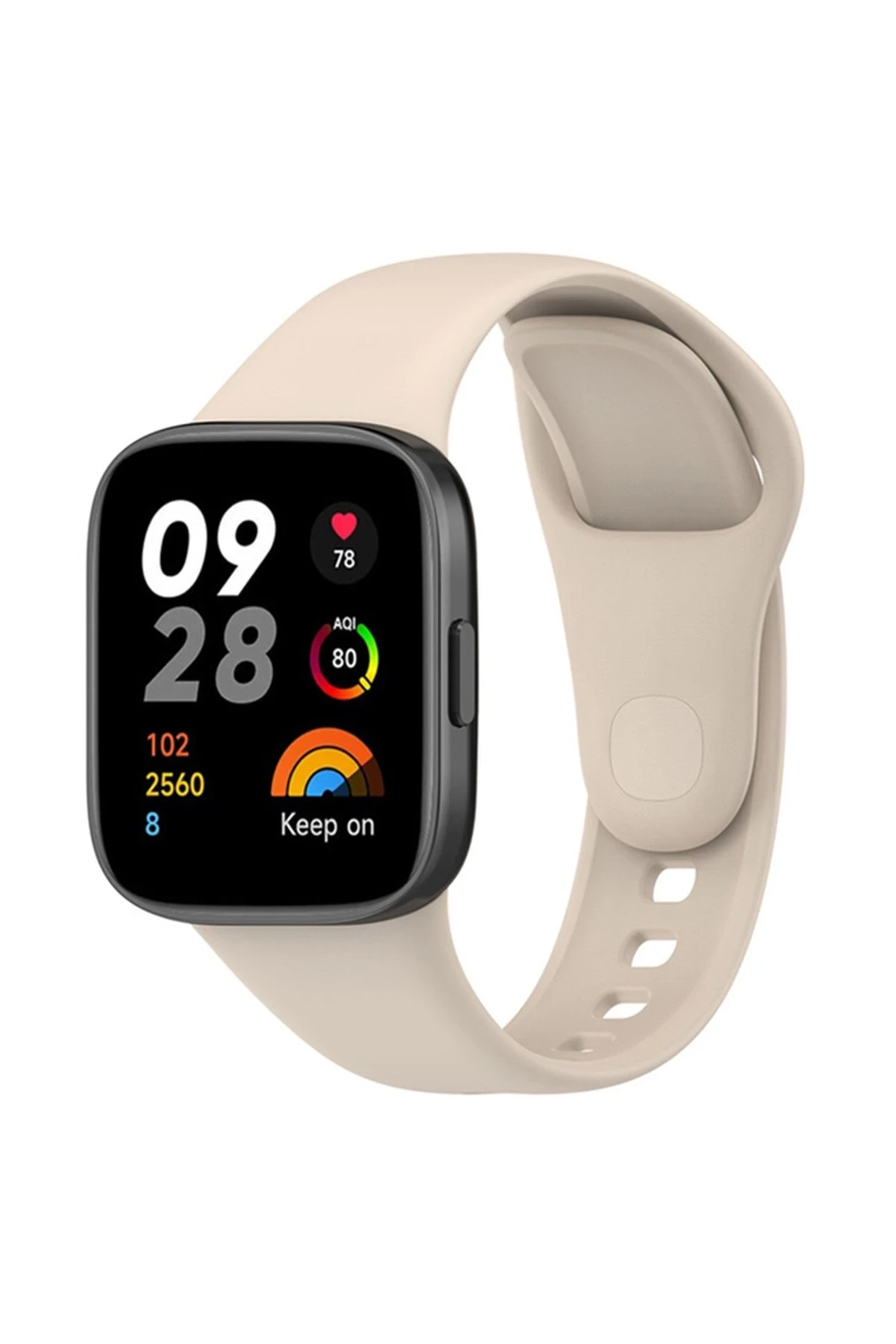Newface Xiaomi Redmi Watch 3 Klasik Kordon - Bej