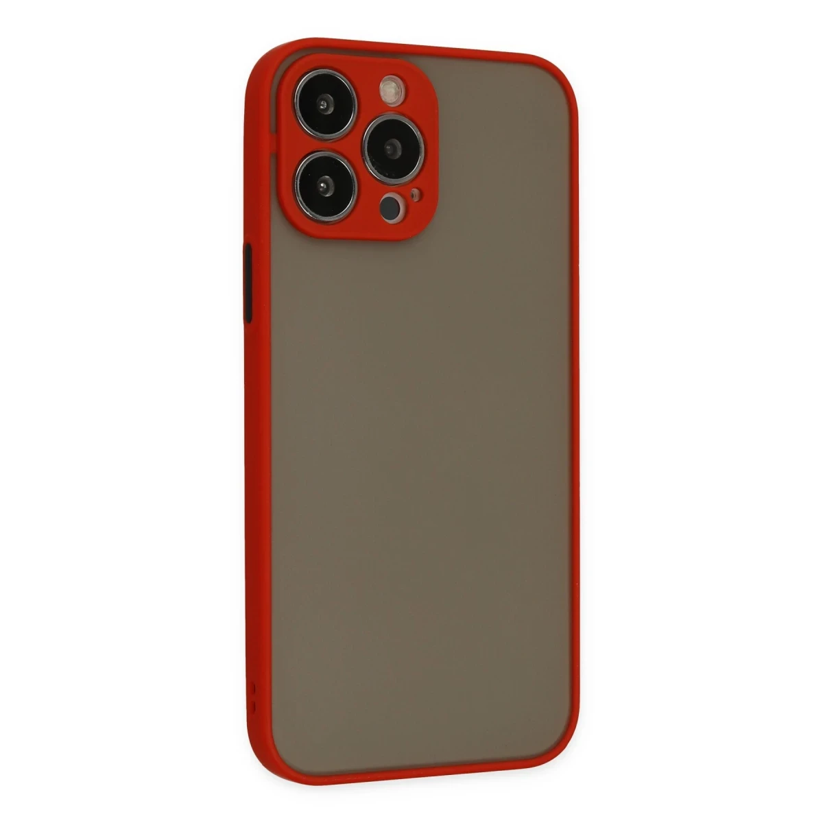 Apple iPhone 14 Pro Kılıf Montreal Silikon Kapak - Kırmızı