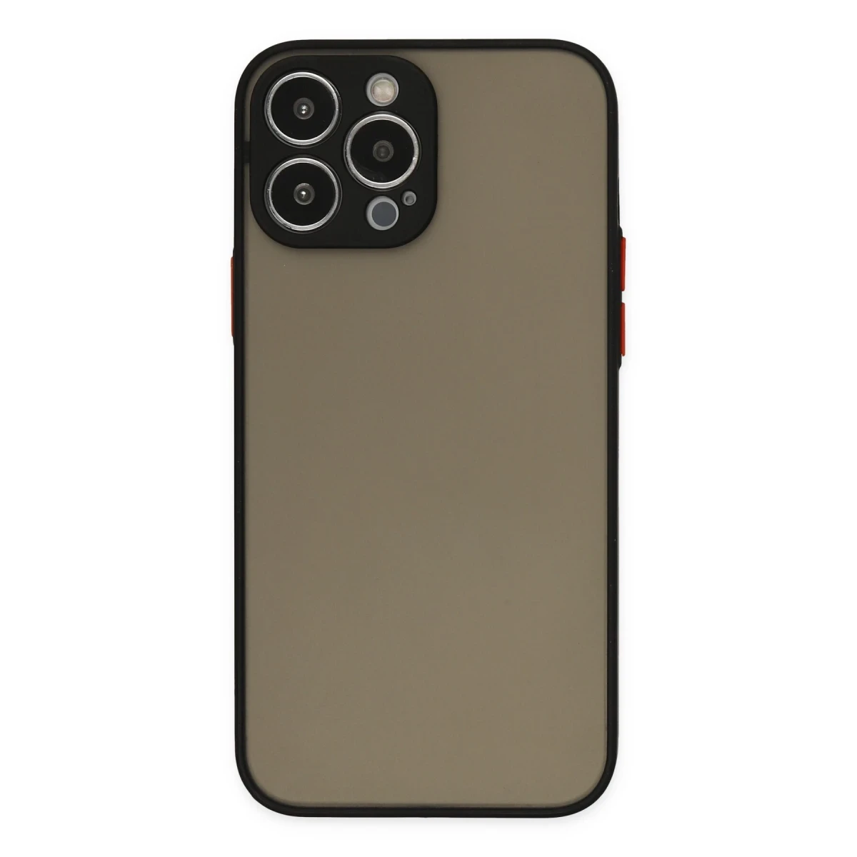 Newface Apple iPhone 14 Pro Max Kılıf Montreal Silikon Kapak - Siyah — görsel 4