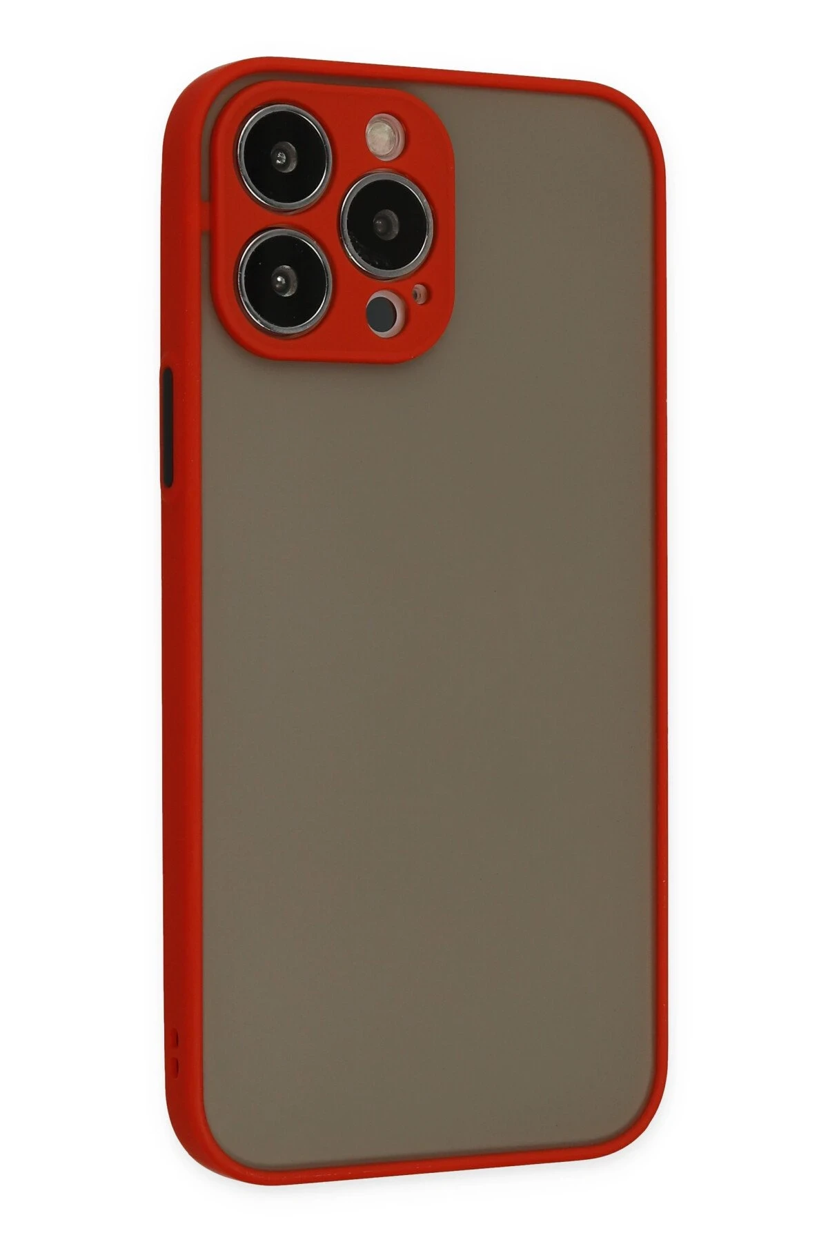 Newface iPhone 14 Pro Max Kılıf Montreal Silikon Kapak - Kırmızı