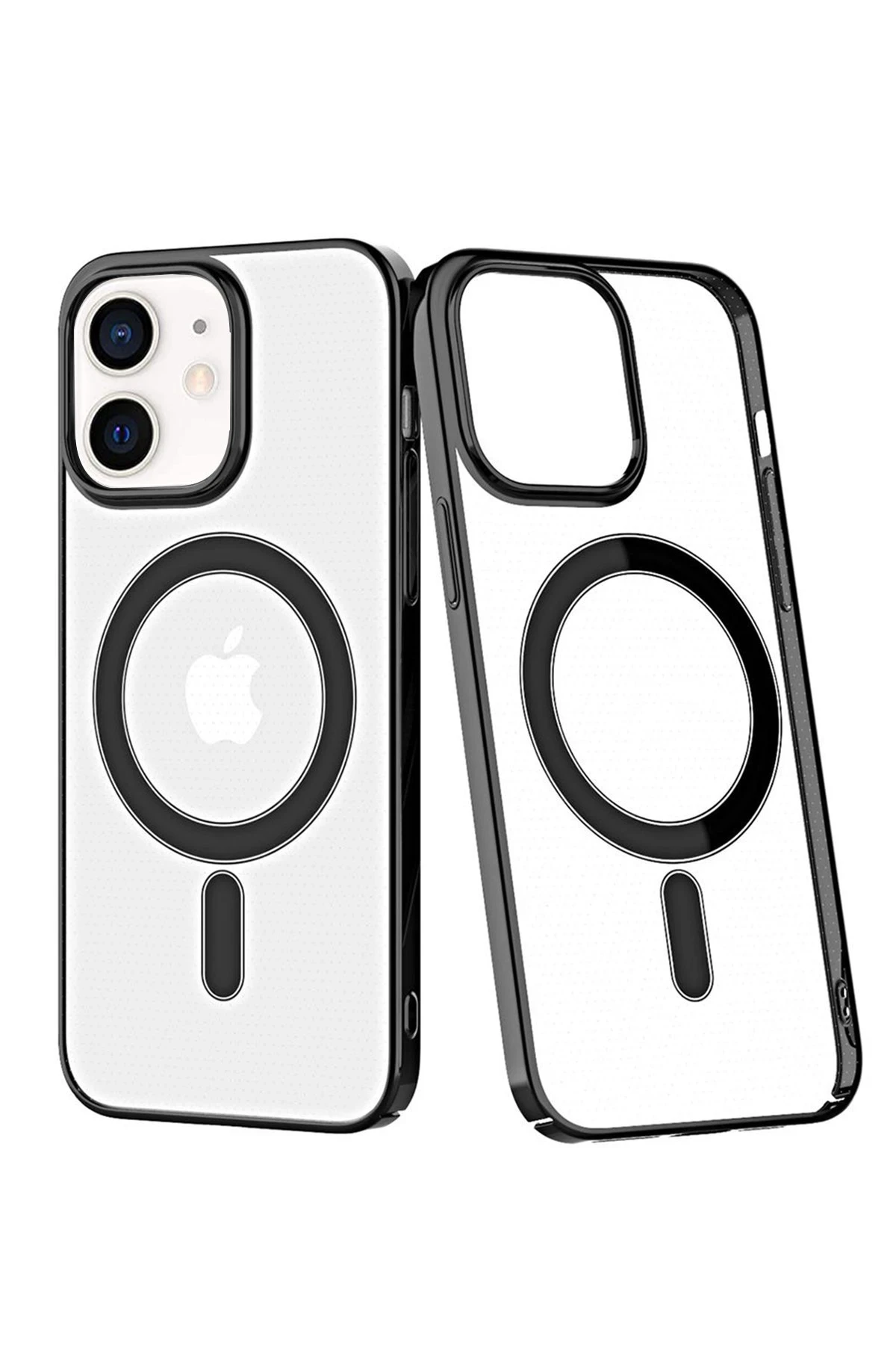 Newface Apple iPhone 11 Kılıf Element Magneticsafe Sert Kapak - Siyah
