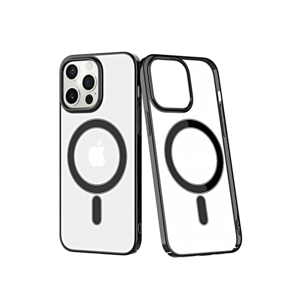 Newface Apple iPhone 12 Pro Max Kılıf Element Magneticsafe Sert Kapak - Siyah — görsel 2