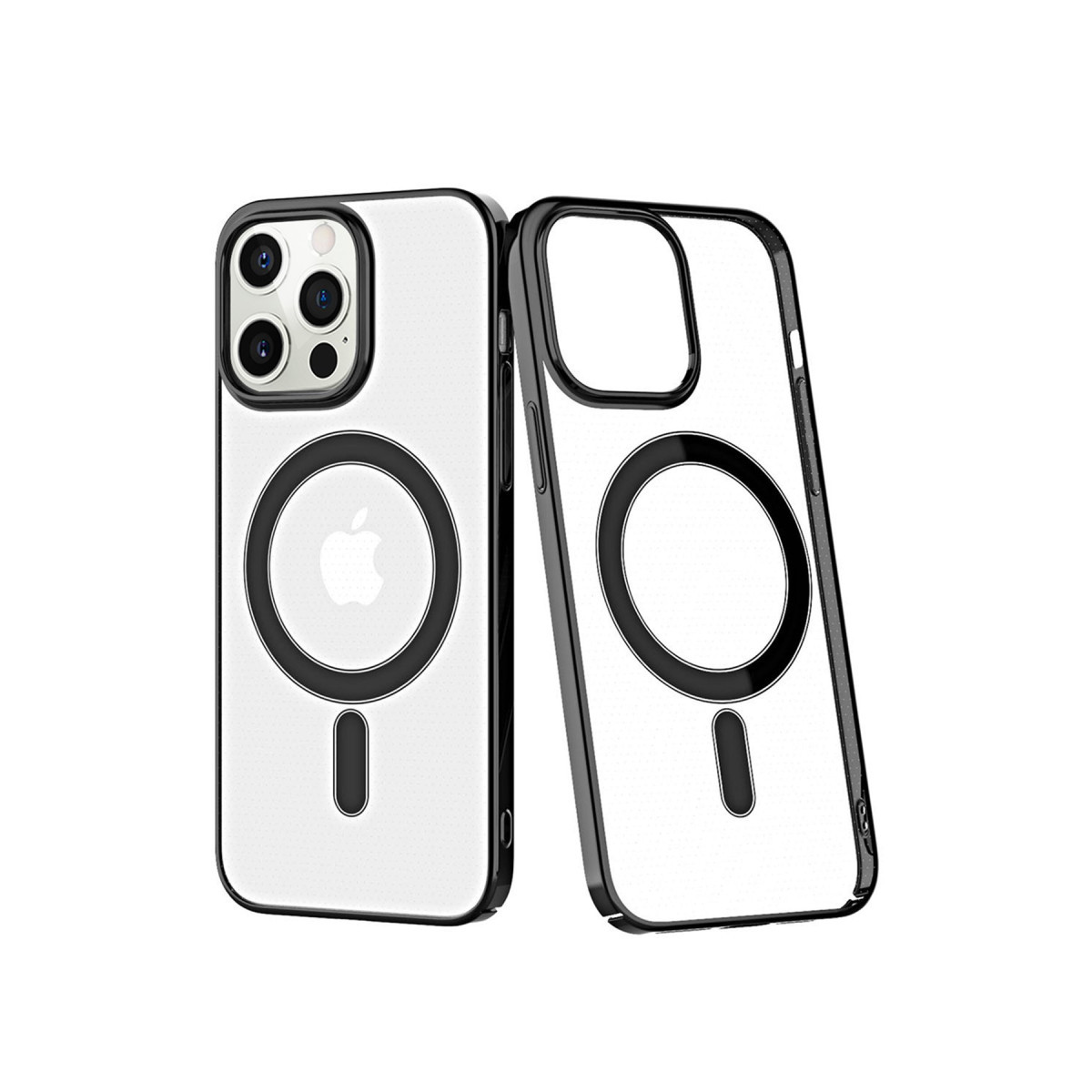Newface Apple iPhone 12 Pro Max Kılıf Element Magneticsafe Sert Kapak - Siyah — görsel 3