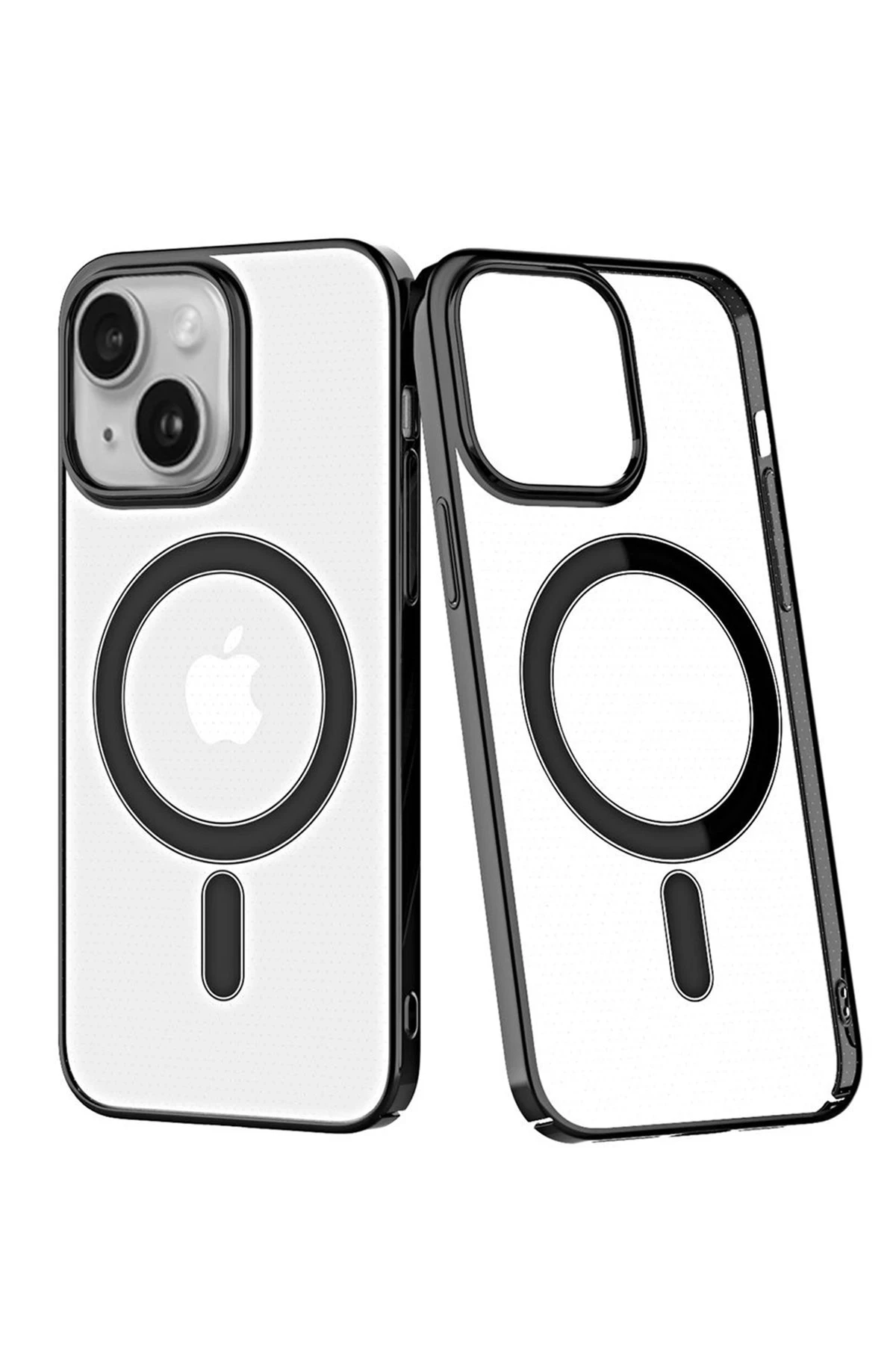 Newface Apple iPhone 13 Kılıf Element Magneticsafe Sert Kapak - Siyah