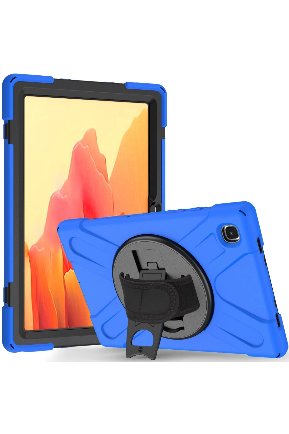 Newface Samsung Galaxy T220 Tab A7 Lite 8.7 Kılıf Amazing Tablet Kapak - Mavi