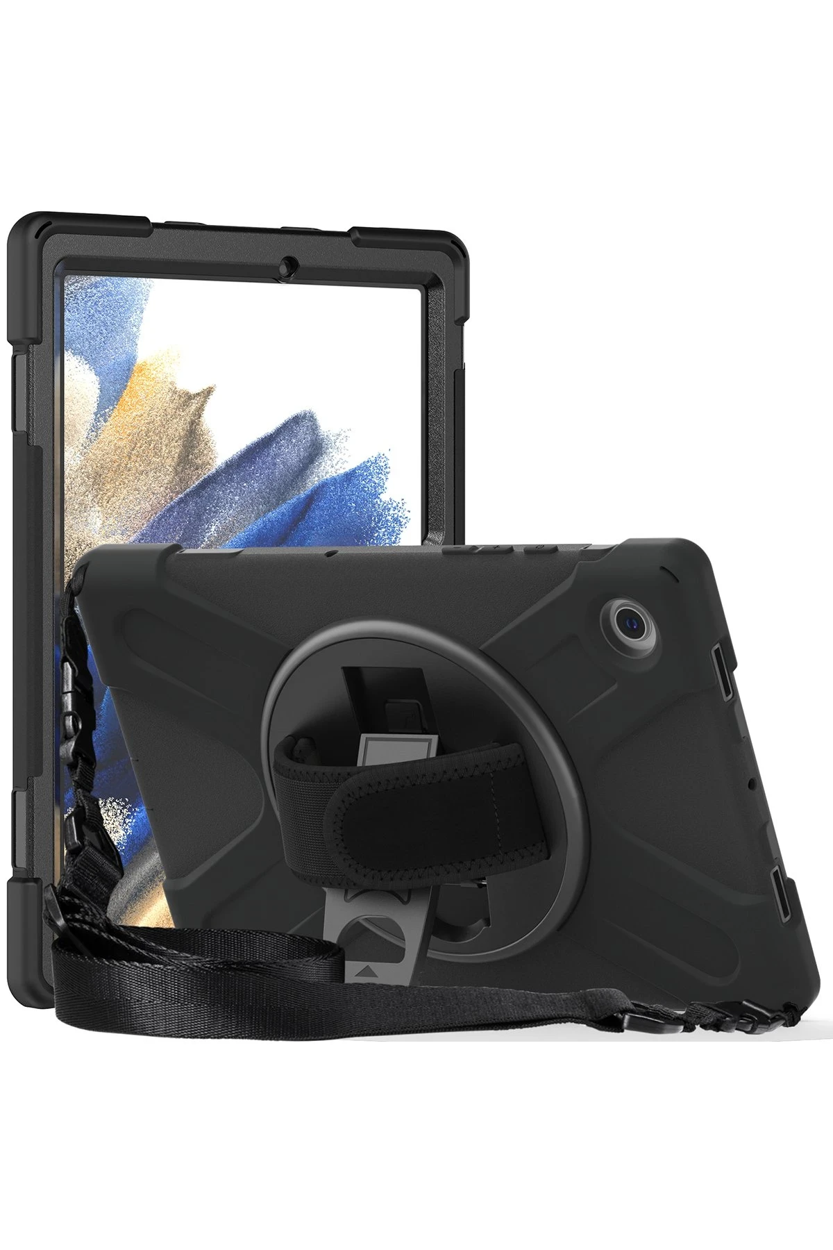 Newface Samsung Galaxy X200 Tab A8 10.5 Kılıf Amazing Tablet Kapak - Mor