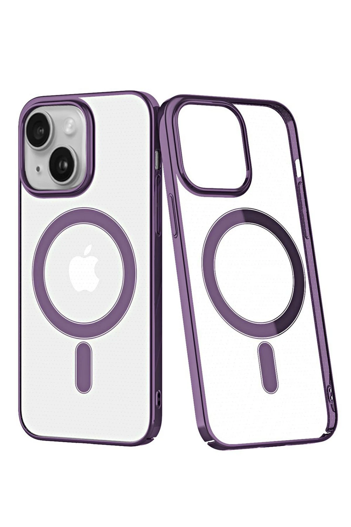 Newface iPhone 14 Plus Kılıf Element Magneticsafe Sert Kapak - Mor