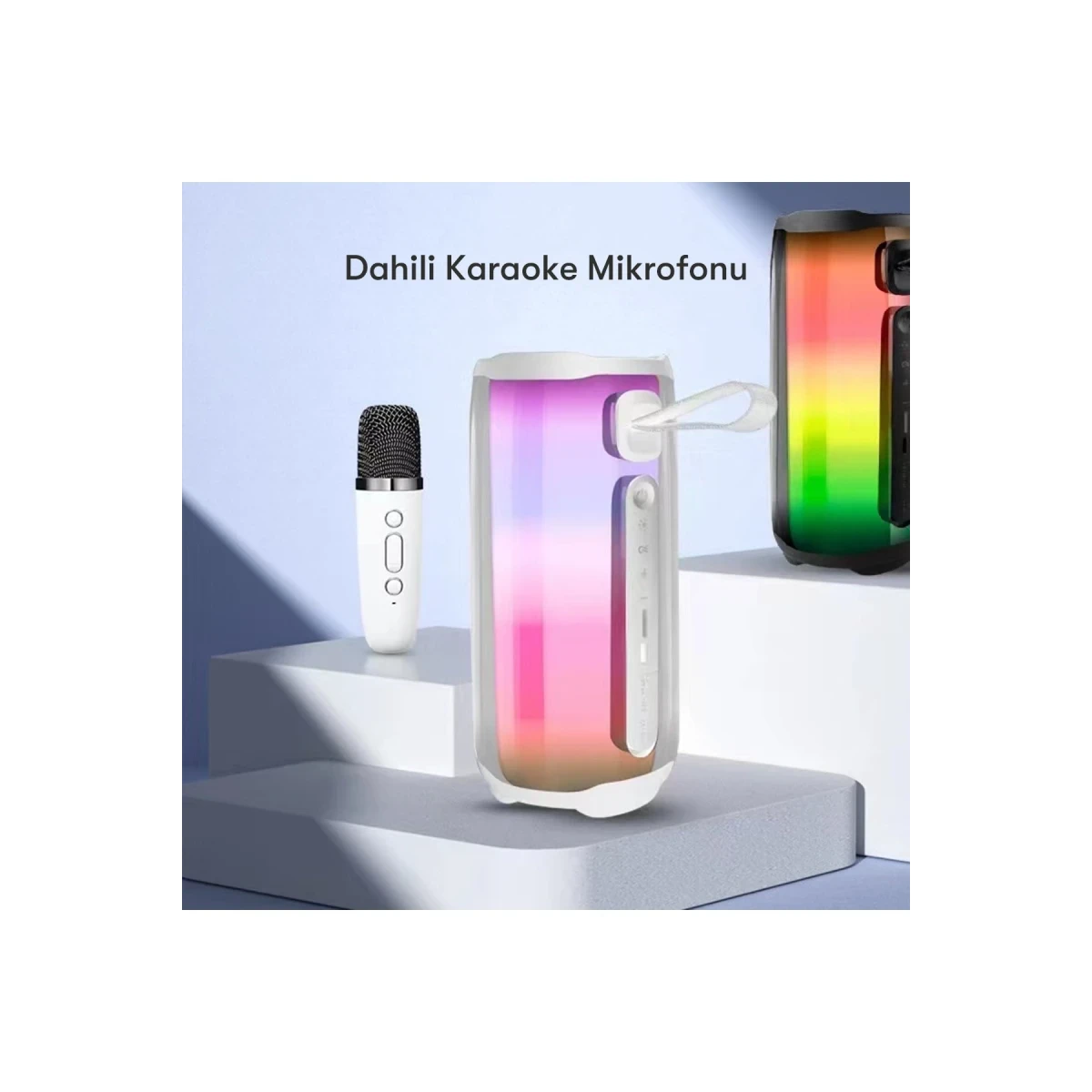 Newface Pluse 5 Mikrofonlu RGB Kablosuz Hoparlör - Siyah — görsel 7