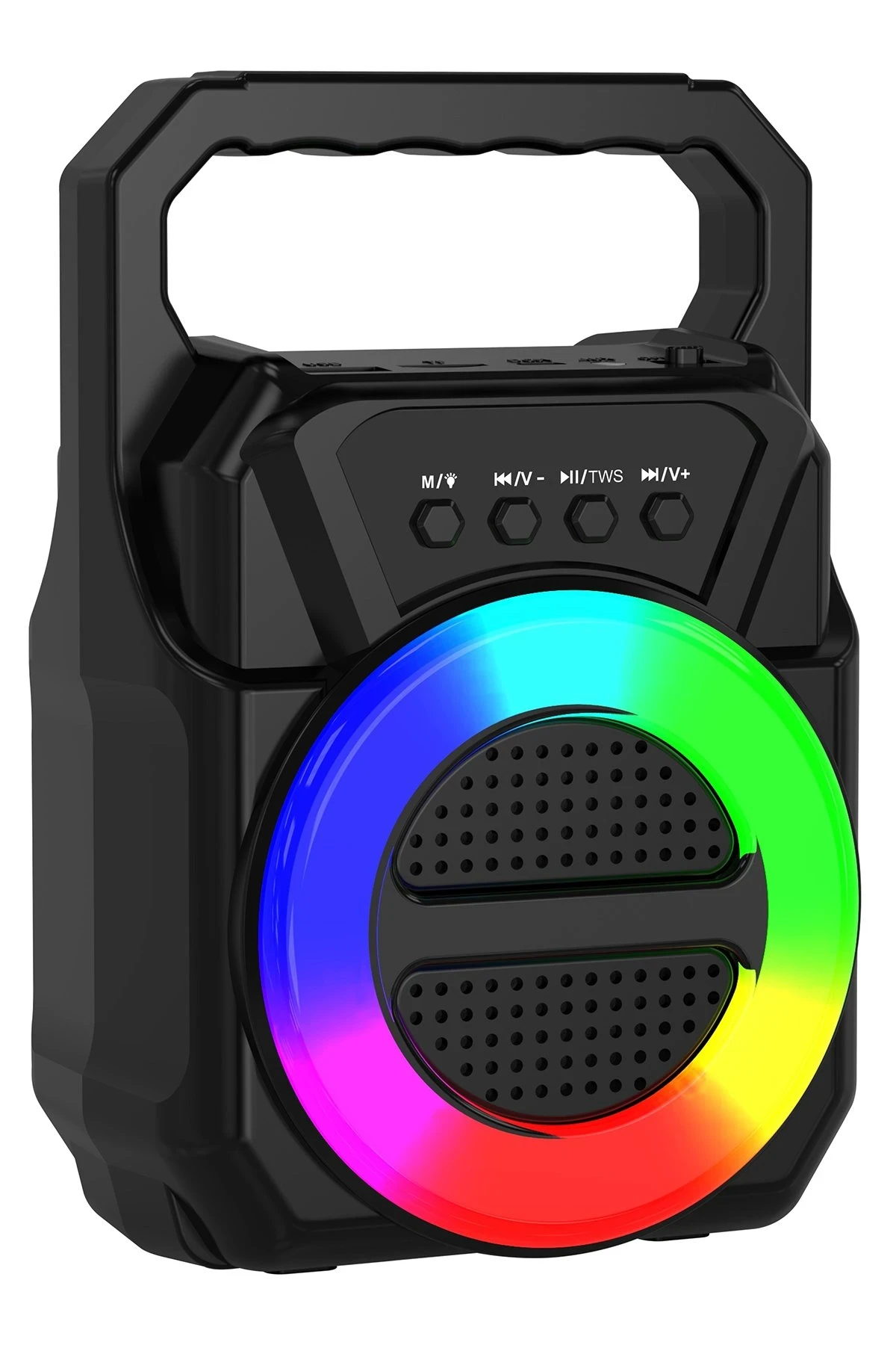 Newface ABS-1309 RGB FM Kablosuz Hoparlör - Siyah — görsel 2