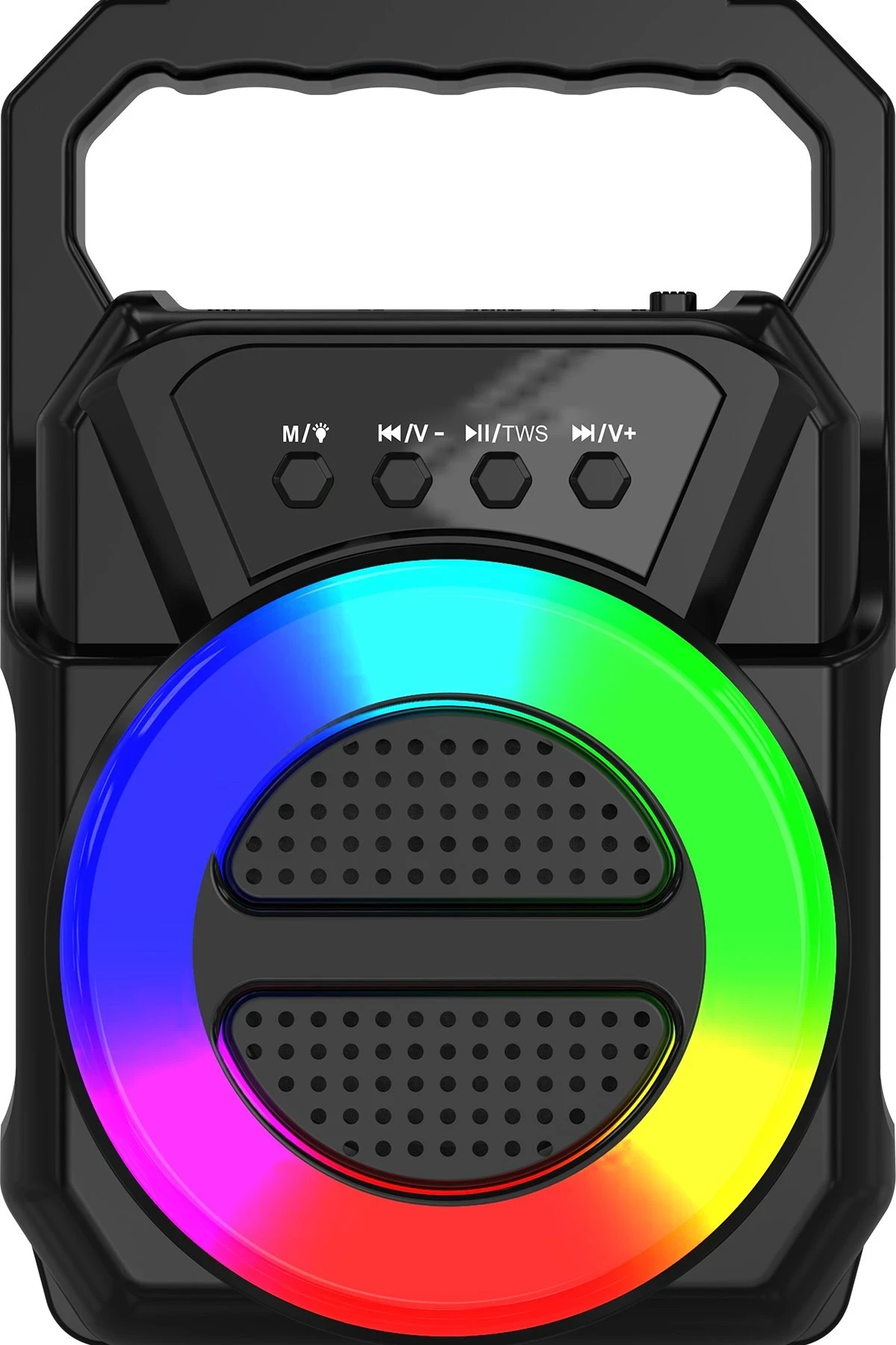 Newface ABS-1309 RGB FM Kablosuz Hoparlör - Siyah — görsel 4