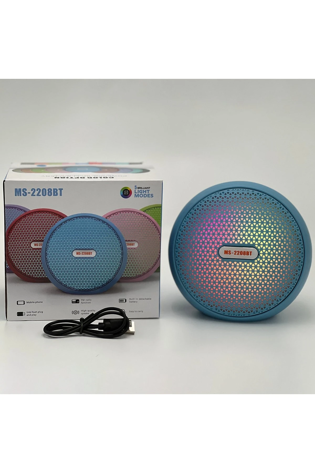 Newface MS-2208BT Kablosuz Hoparlör - Siyah — görsel 2