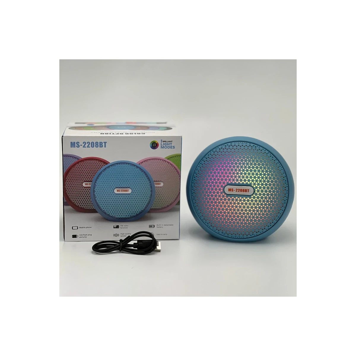 Newface MS-2208BT Kablosuz Hoparlör - Siyah — görsel 7