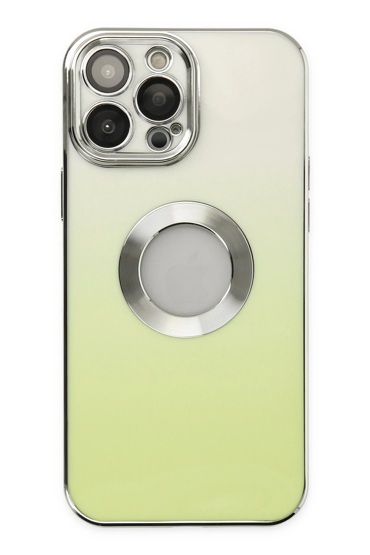 Newface iPhone 13 Pro Kılıf Best Silikon - Yeşil
