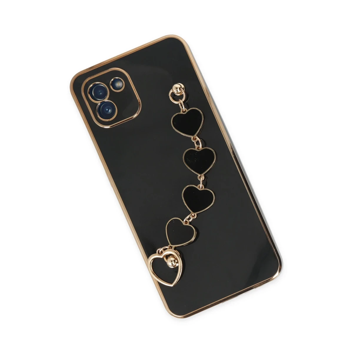 Newface Samsung Galaxy A03 Kılıf Esila Silikon - Siyah — görsel 8