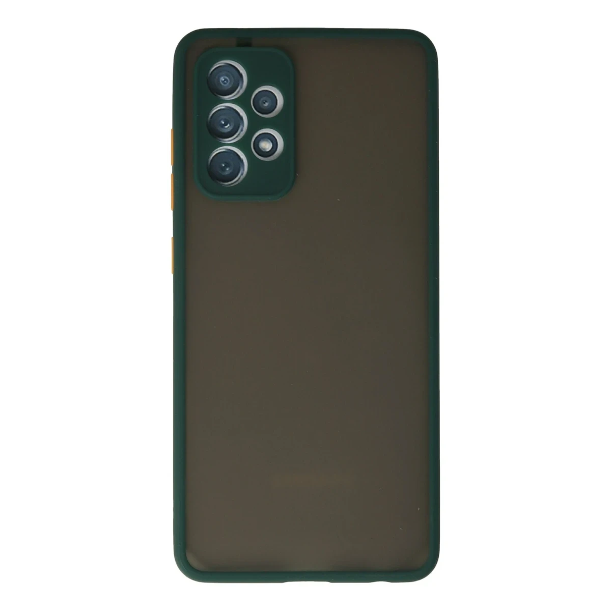 Newface Samsung Galaxy A72 Kılıf Montreal Silikon Kapak - Koyu Yeşil