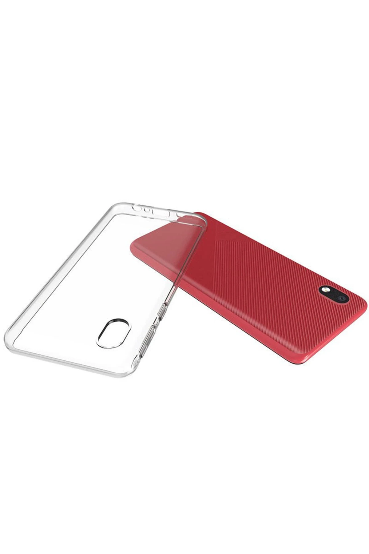 Newface Samsung Galaxy A01 Core Kılıf Deluxe 2mm Şeffaf Silikon — görsel 2