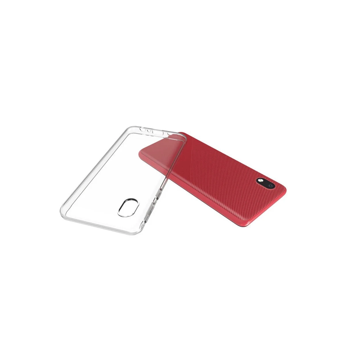 Newface Samsung Galaxy A01 Core Kılıf Deluxe 2mm Şeffaf Silikon — görsel 5