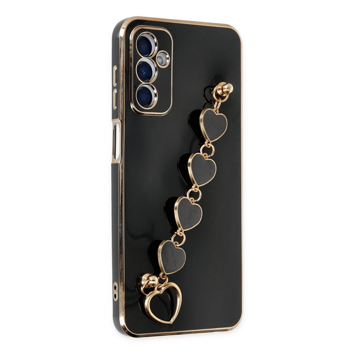 Newface Samsung Galaxy M23 Kılıf Esila Silikon - Siyah — görsel 11