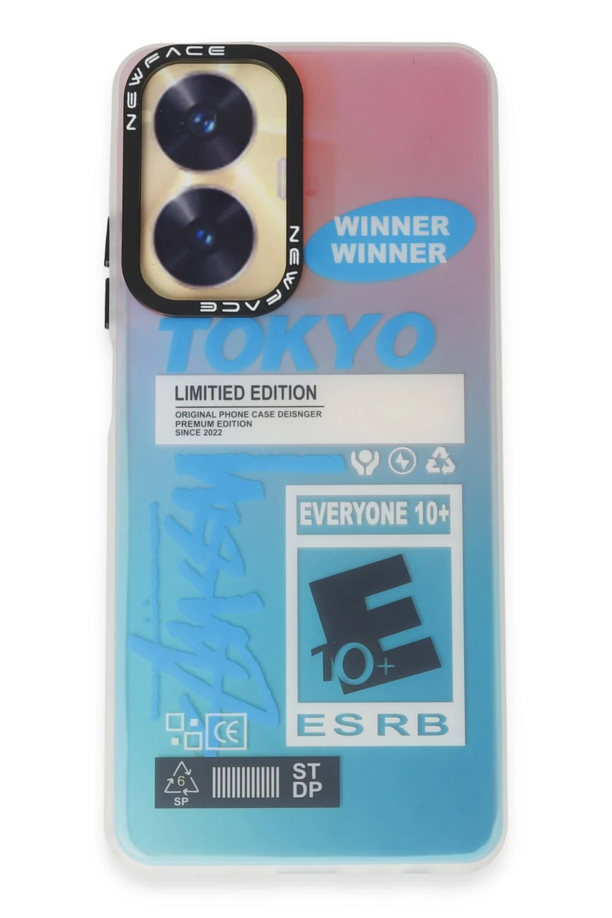 Newface Realme C55 Kılıf Estoril Desenli Kapak - Estoril - 1