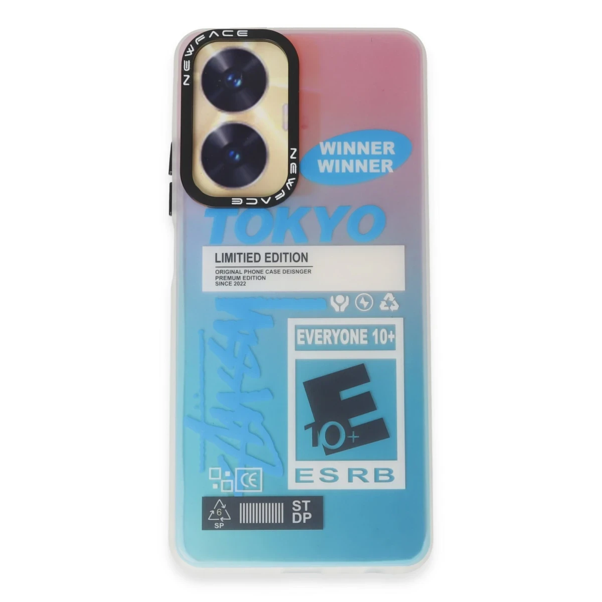 Newface Realme C55 Kılıf Estoril Desenli Kapak - Estoril - 1 — görsel 5