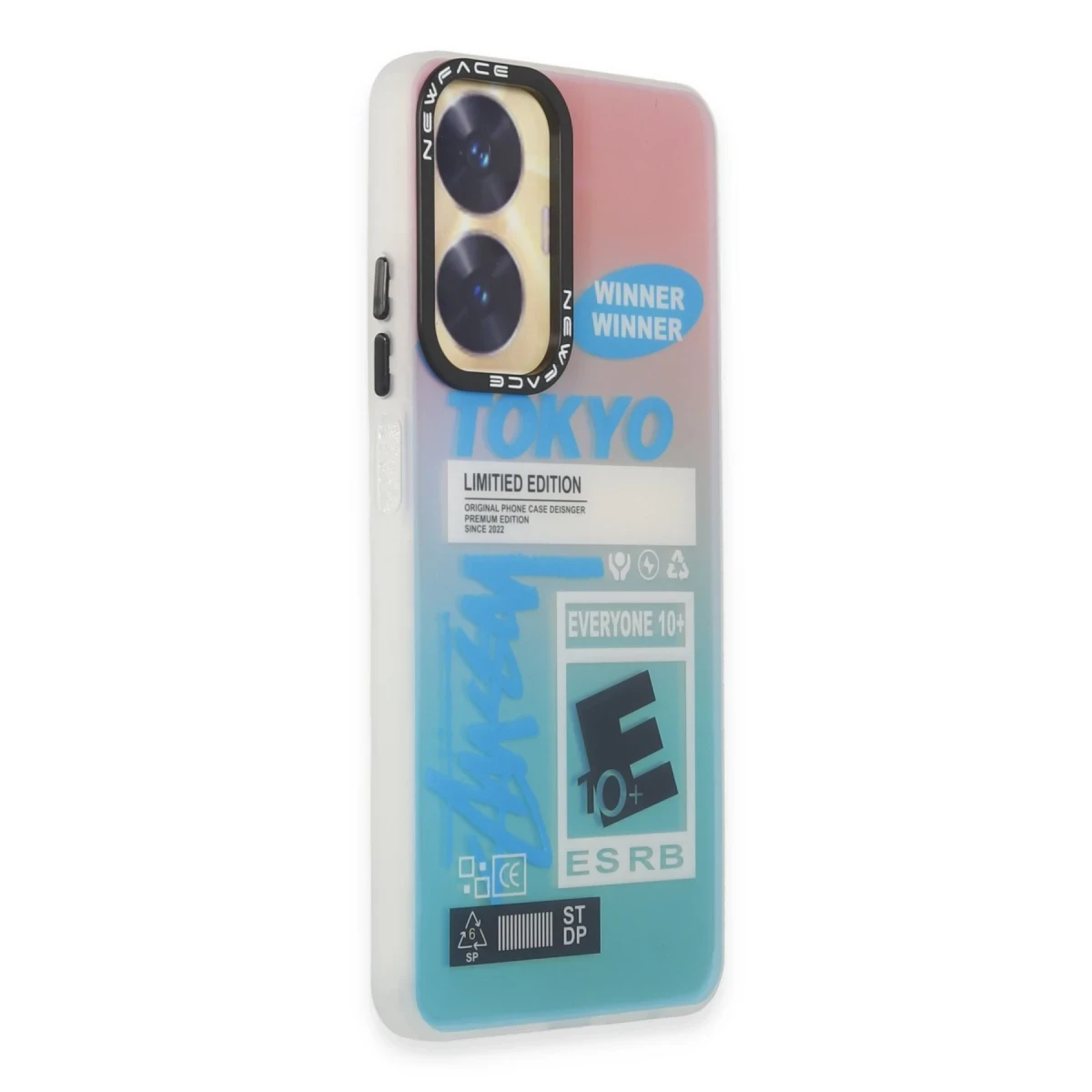 Newface Realme C55 Kılıf Estoril Desenli Kapak - Estoril - 1 — görsel 6