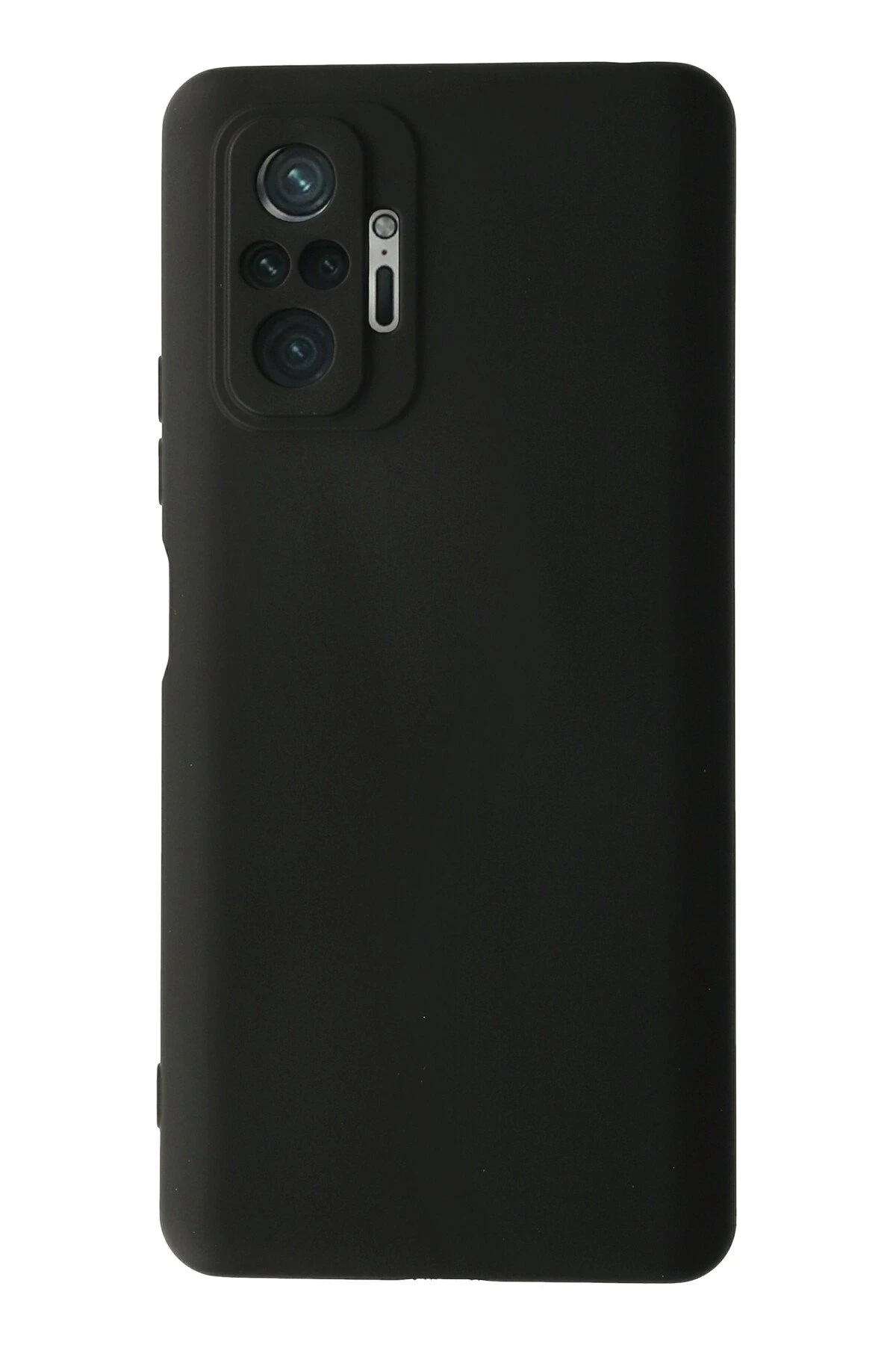 Newface Xiaomi Redmi Note 10 Pro Kılıf Nano içi Kadife Silikon - Siyah