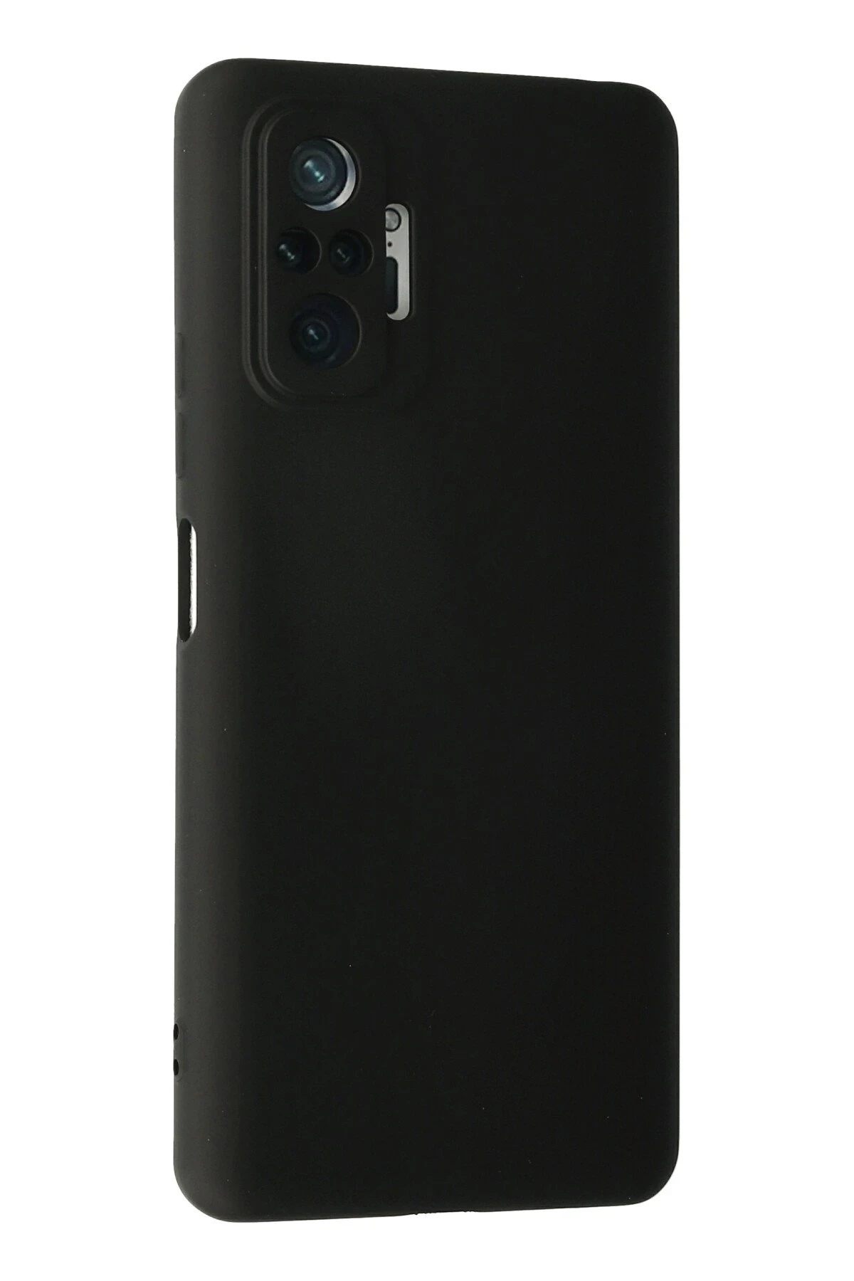 Newface Xiaomi Redmi Note 10 Pro Kılıf Nano içi Kadife Silikon - Siyah