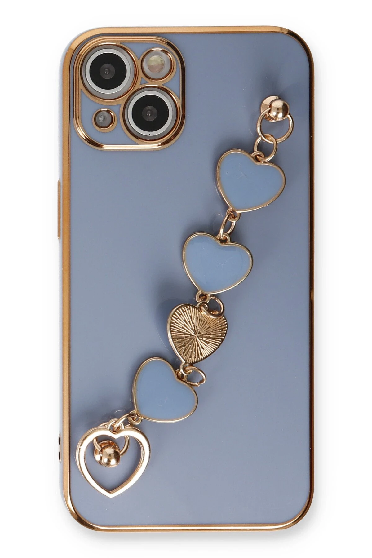 Newface iPhone 14 Kılıf Esila Silikon - Gri