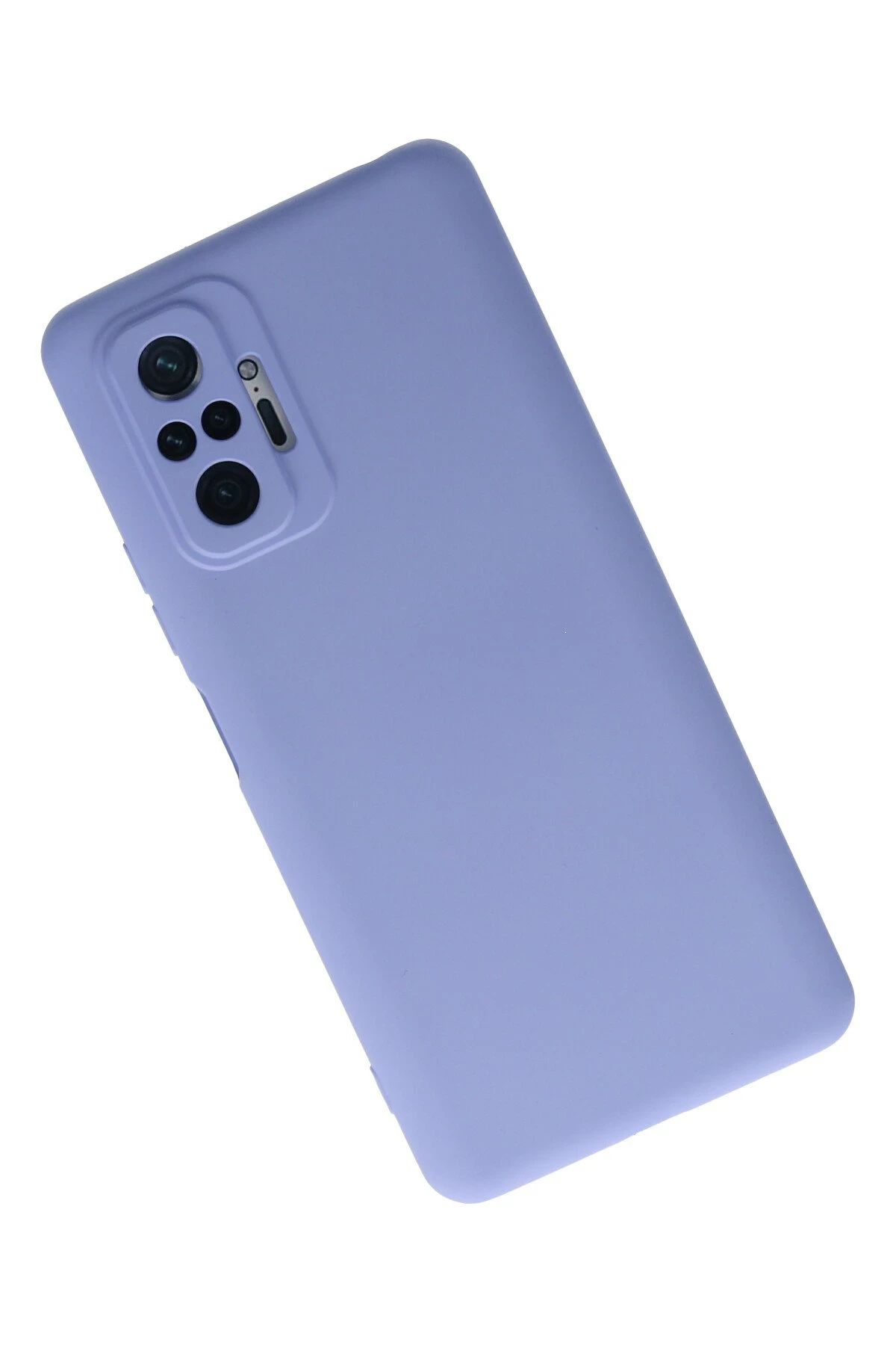 Newface Xiaomi Redmi Note 10 Pro Kılıf Nano içi Kadife Silikon - Lila
