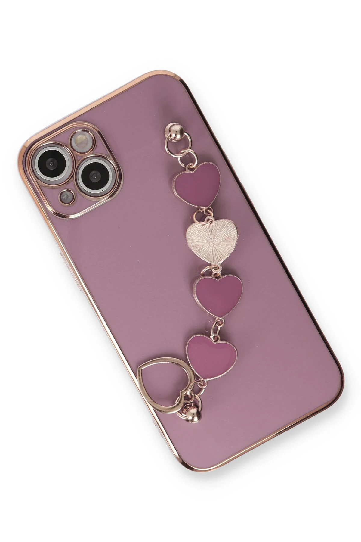 Newface iPhone 14 Plus Kılıf Esila Silikon - Mor