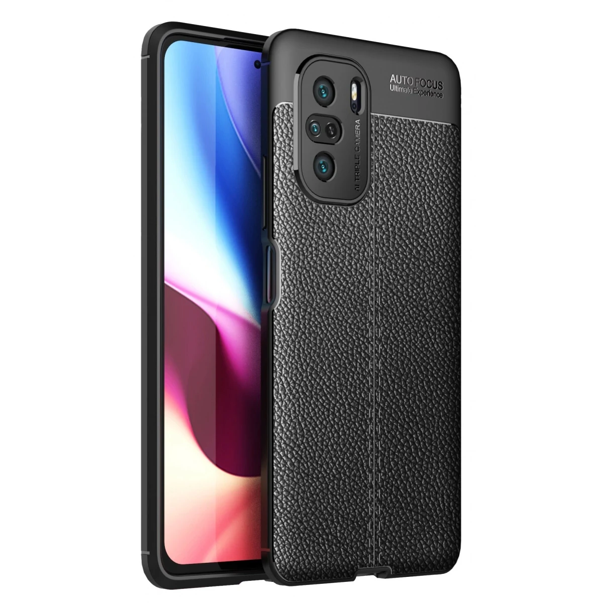 Newface Xiaomi Poco F3 Kılıf Auto Focus Kapak - Siyah — görsel 4