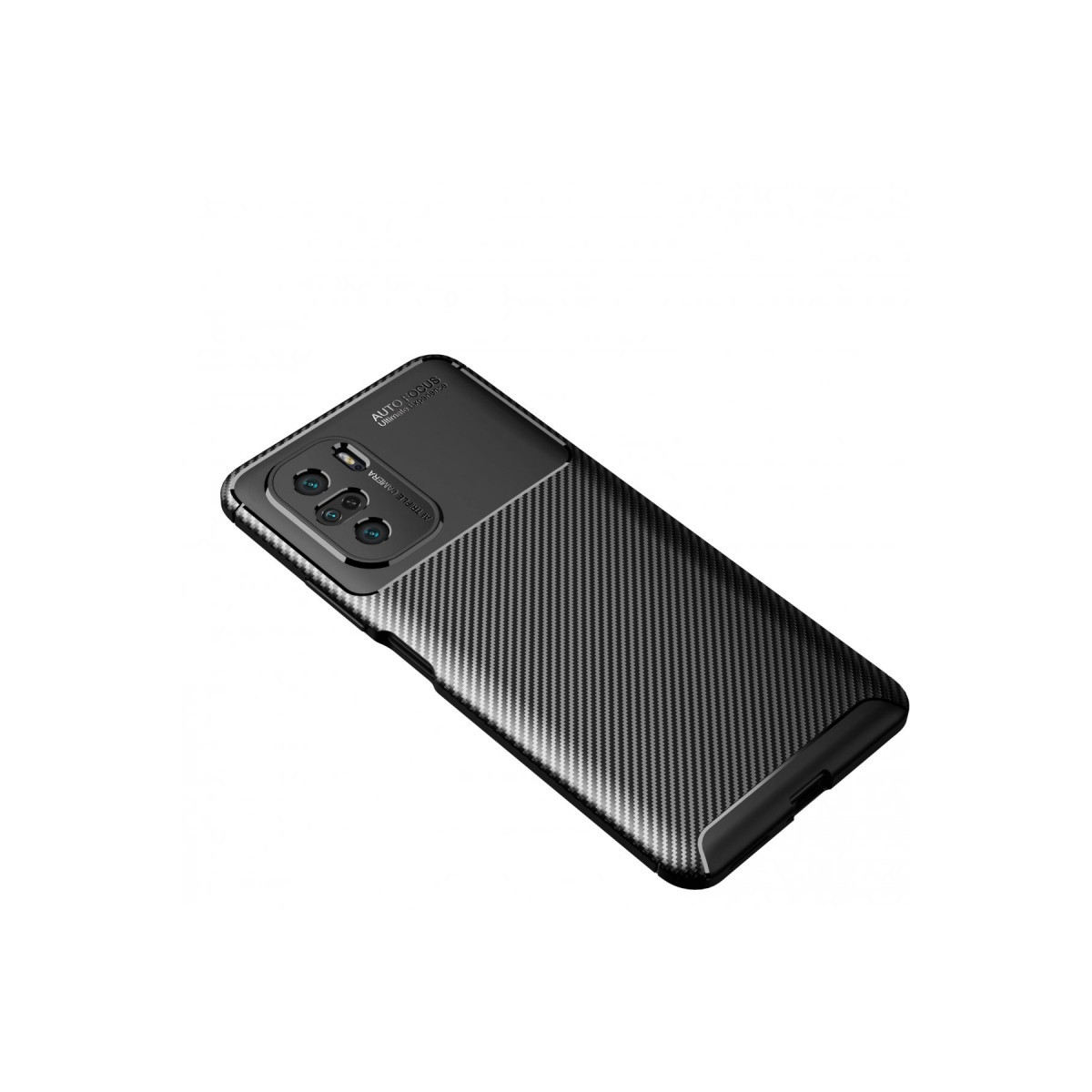 Newface Xiaomi Poco F3 Kılıf Auto Focus Karbon Kapak - Siyah — görsel 8