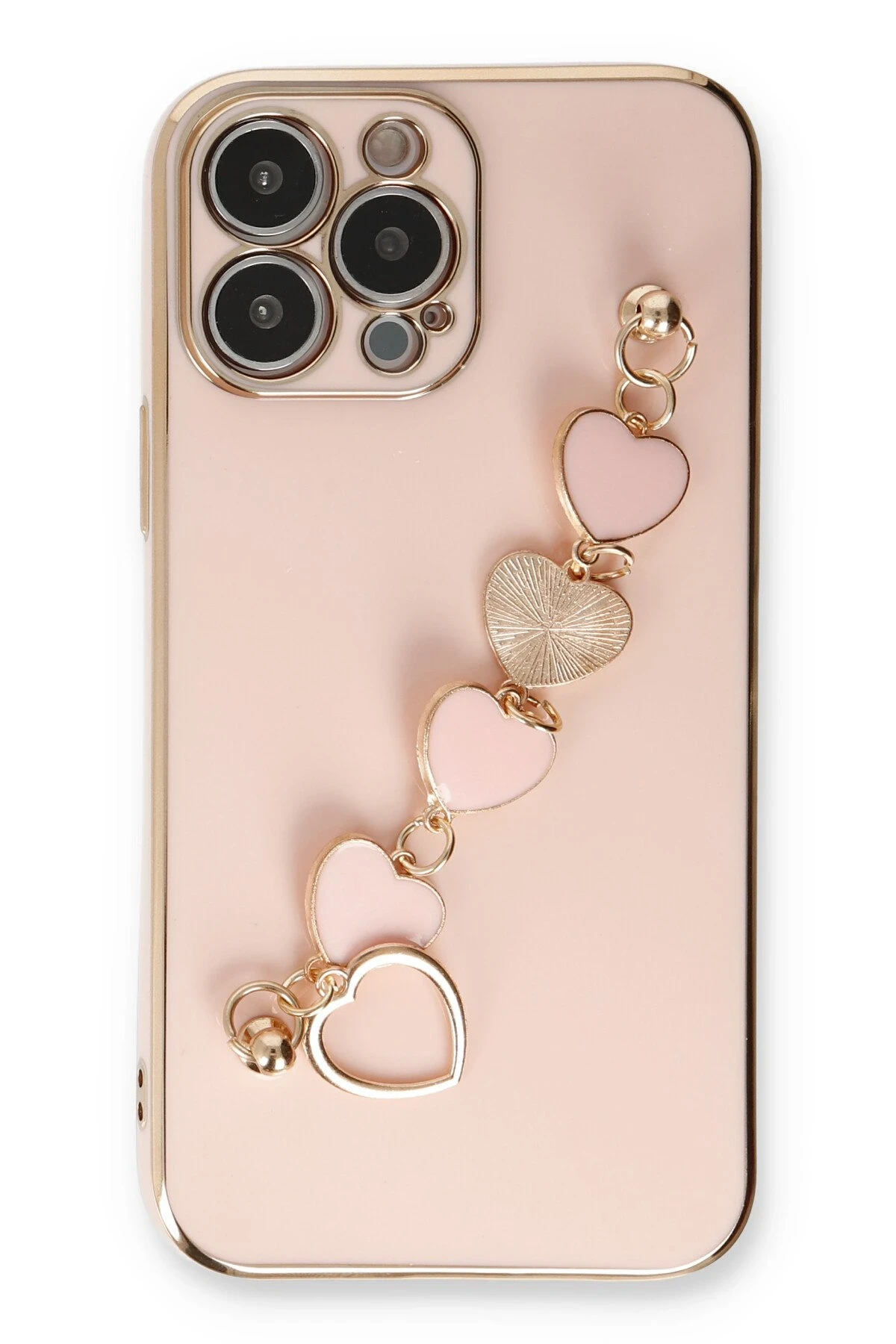 Newface iPhone 14 Pro Kılıf Esila Silikon - Pudra