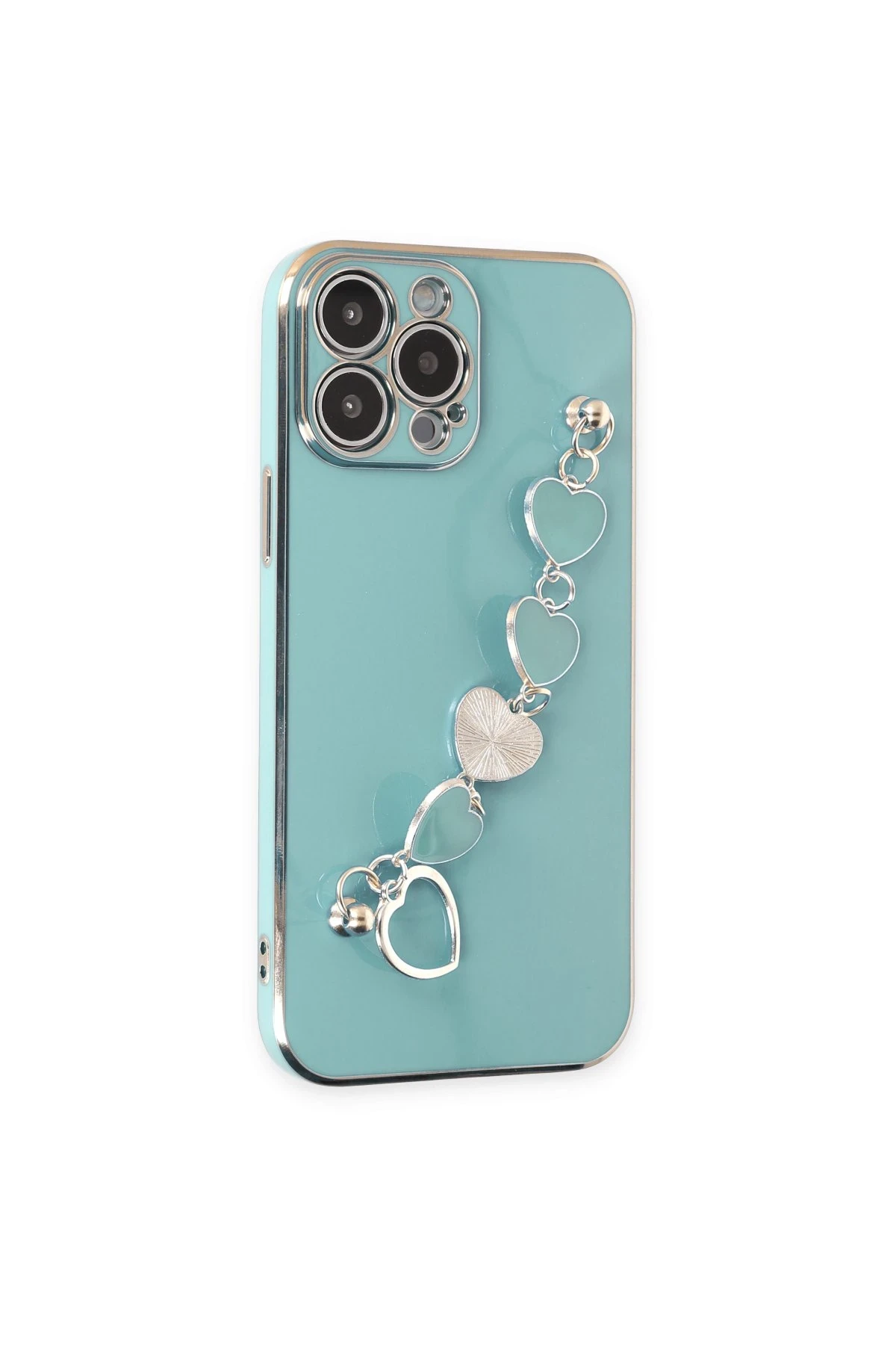 Newface iPhone 14 Pro Kılıf Esila Silikon - Su Yeşili