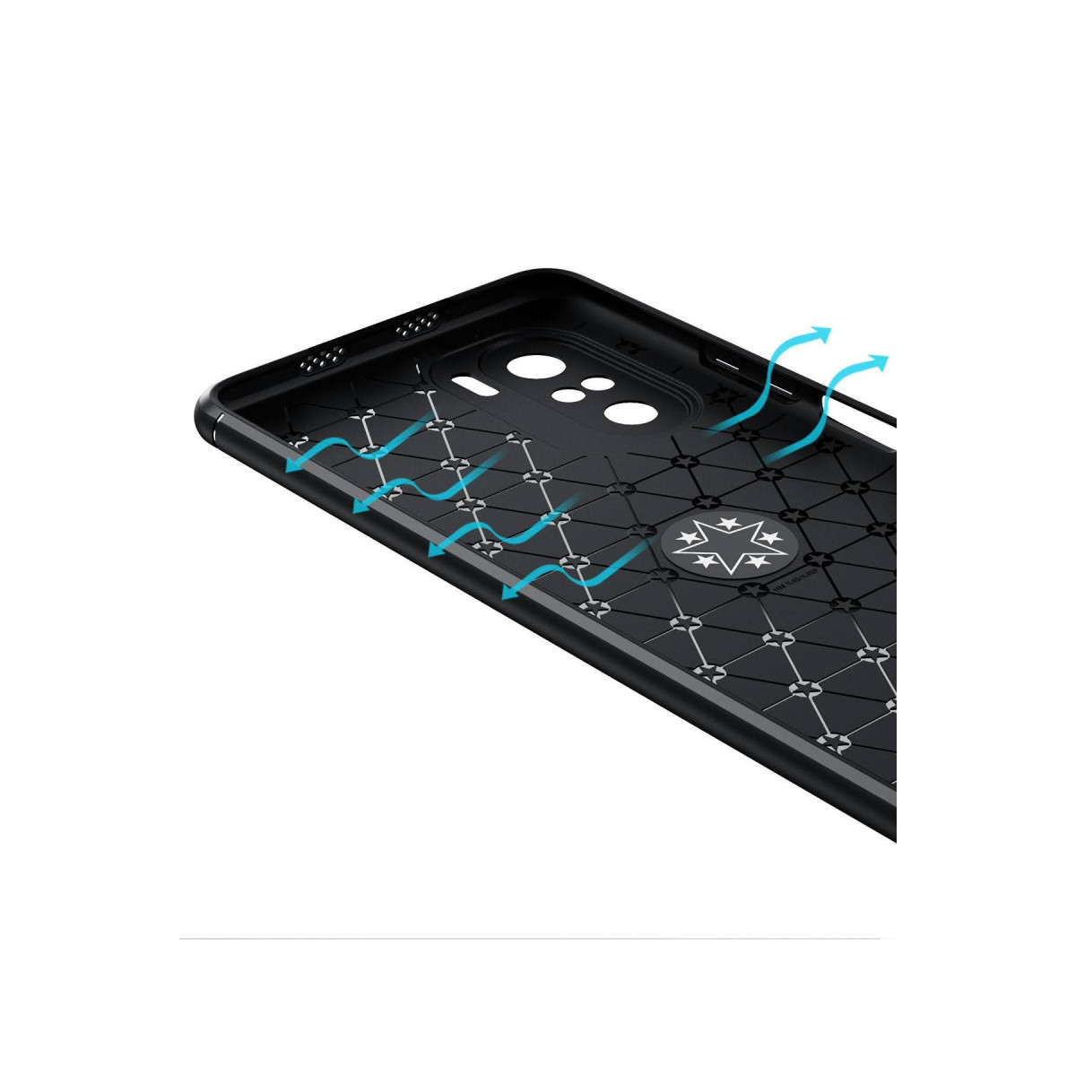 Newface Xiaomi Poco F3 Kılıf Range Yüzüklü Silikon - Mavi — görsel 9