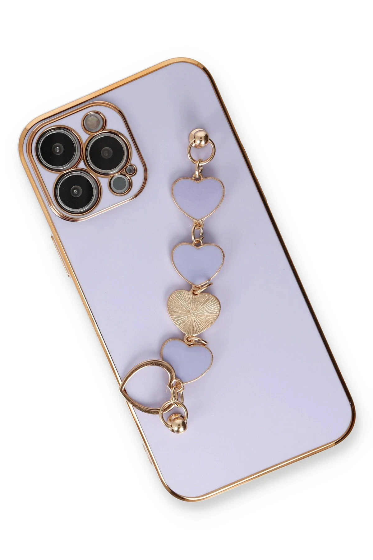 Newface iPhone 14 Pro Kılıf Esila Silikon - Lila
