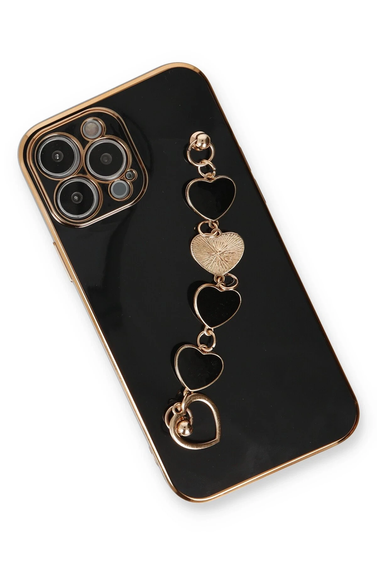 Newface iPhone 14 Pro Max Kılıf Esila Silikon - Siyah