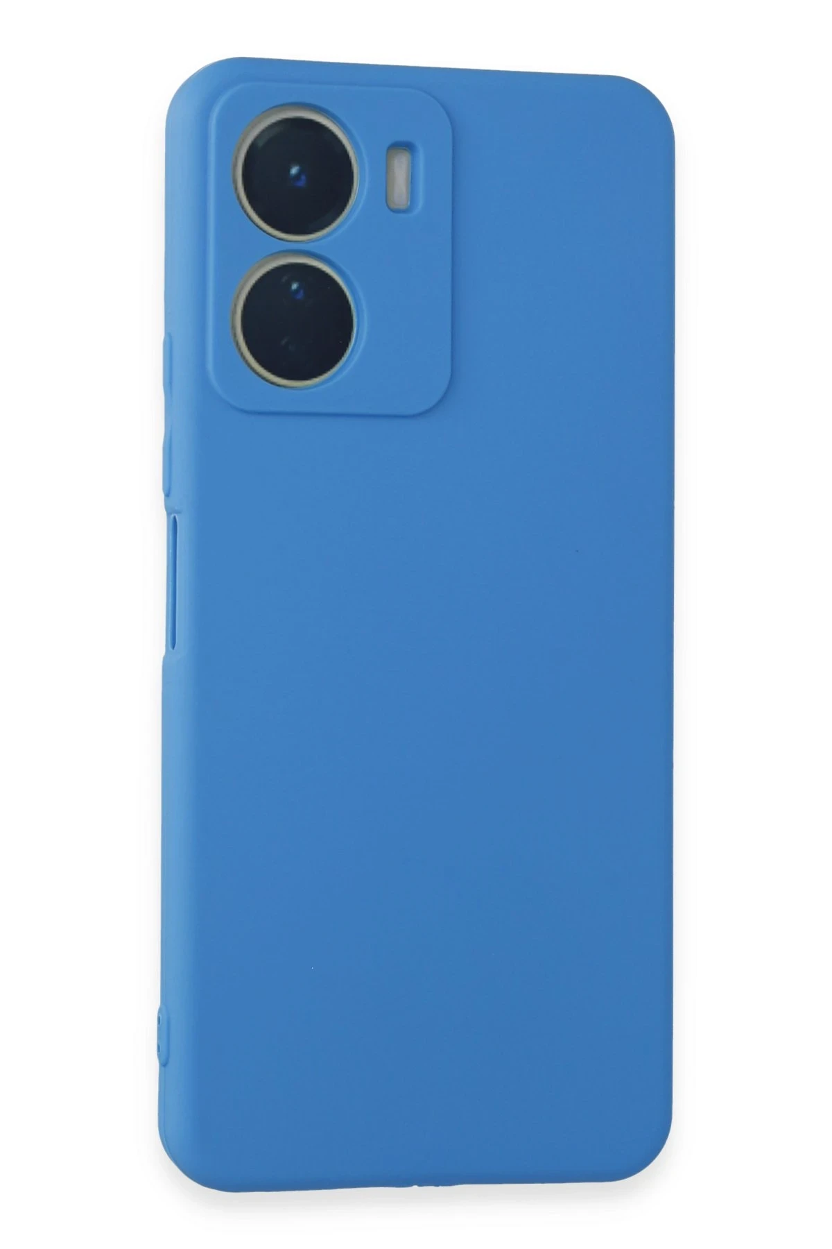 Newface Vivo Y16 Kılıf First Silikon - Mavi