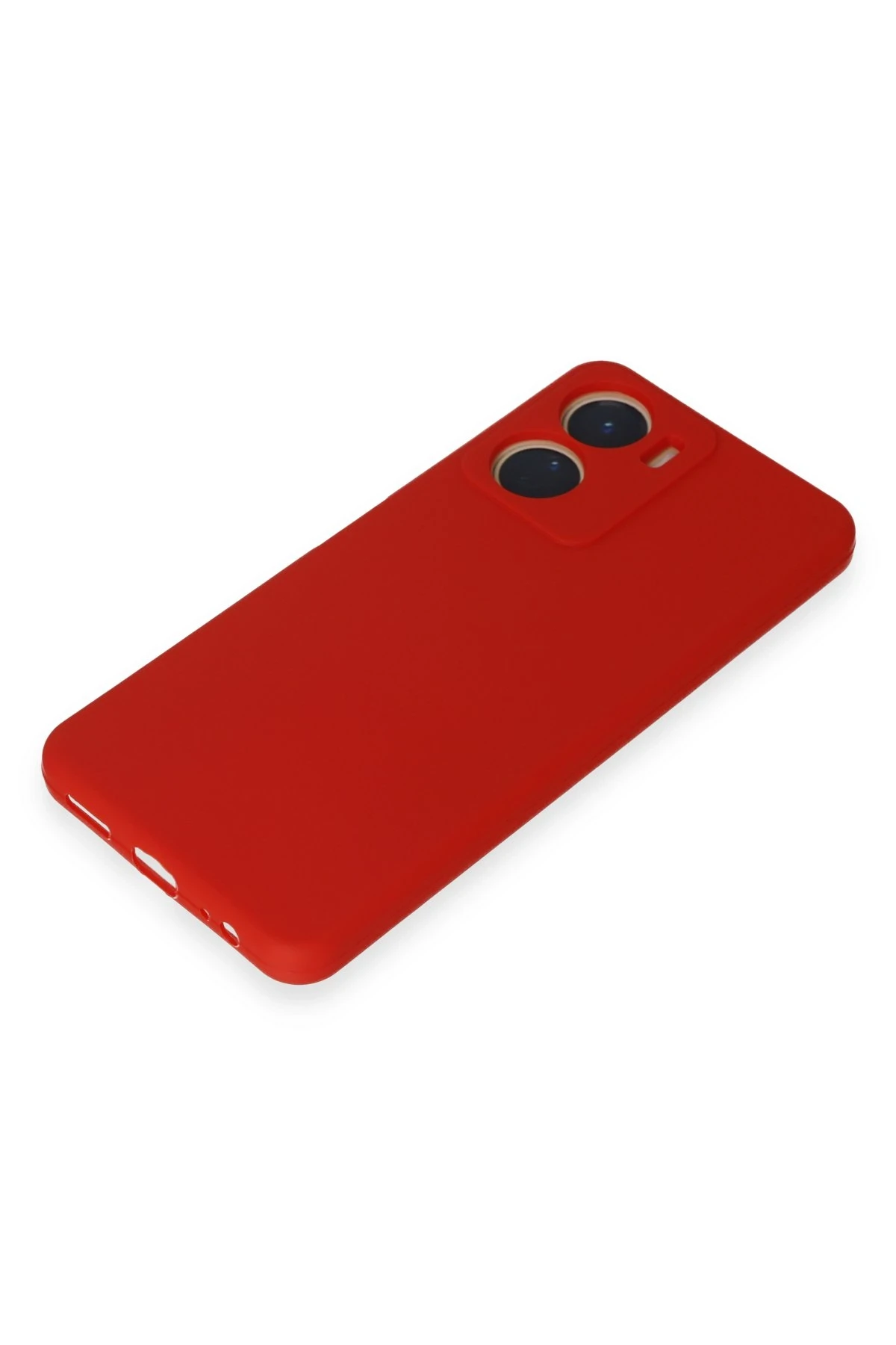 Newface Vivo Y16 Kılıf First Silikon - Kırmızı