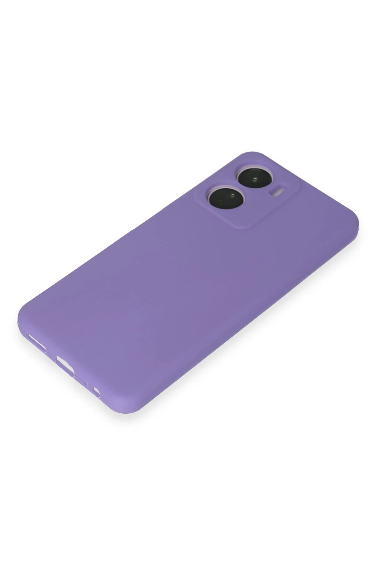 Newface Vivo Y16 Kılıf First Silikon - Lila