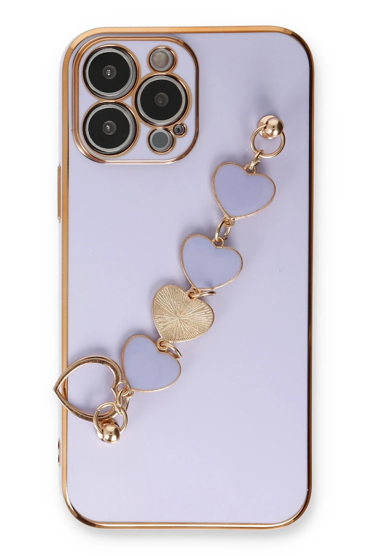 Newface iPhone 14 Pro Max Kılıf Esila Silikon - Lila