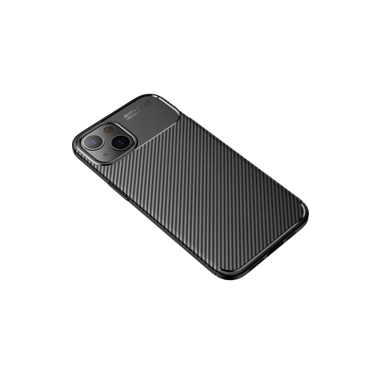 Newface Apple iPhone 15 Plus Kılıf Auto Focus Karbon Kapak - Siyah — görsel 5