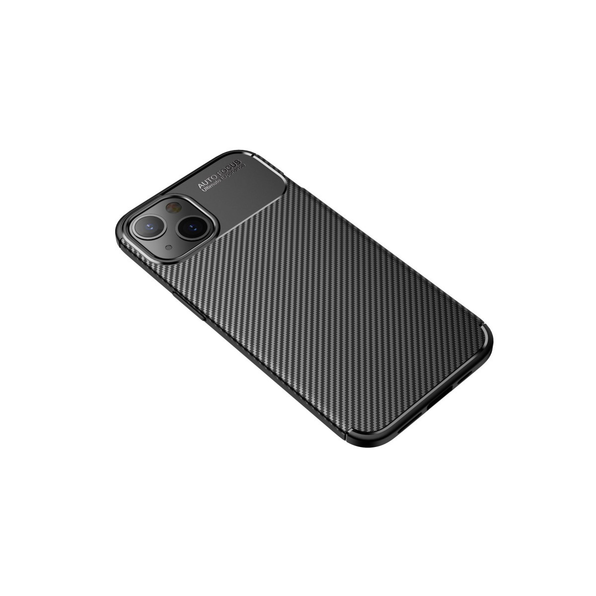 Newface Apple iPhone 15 Plus Kılıf Auto Focus Karbon Kapak - Siyah — görsel 8