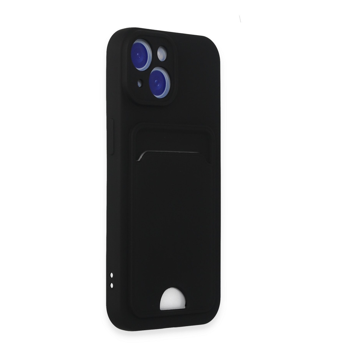 Newface Apple iPhone 15 Kılıf Kelvin Kartvizitli Silikon - Siyah — görsel 10